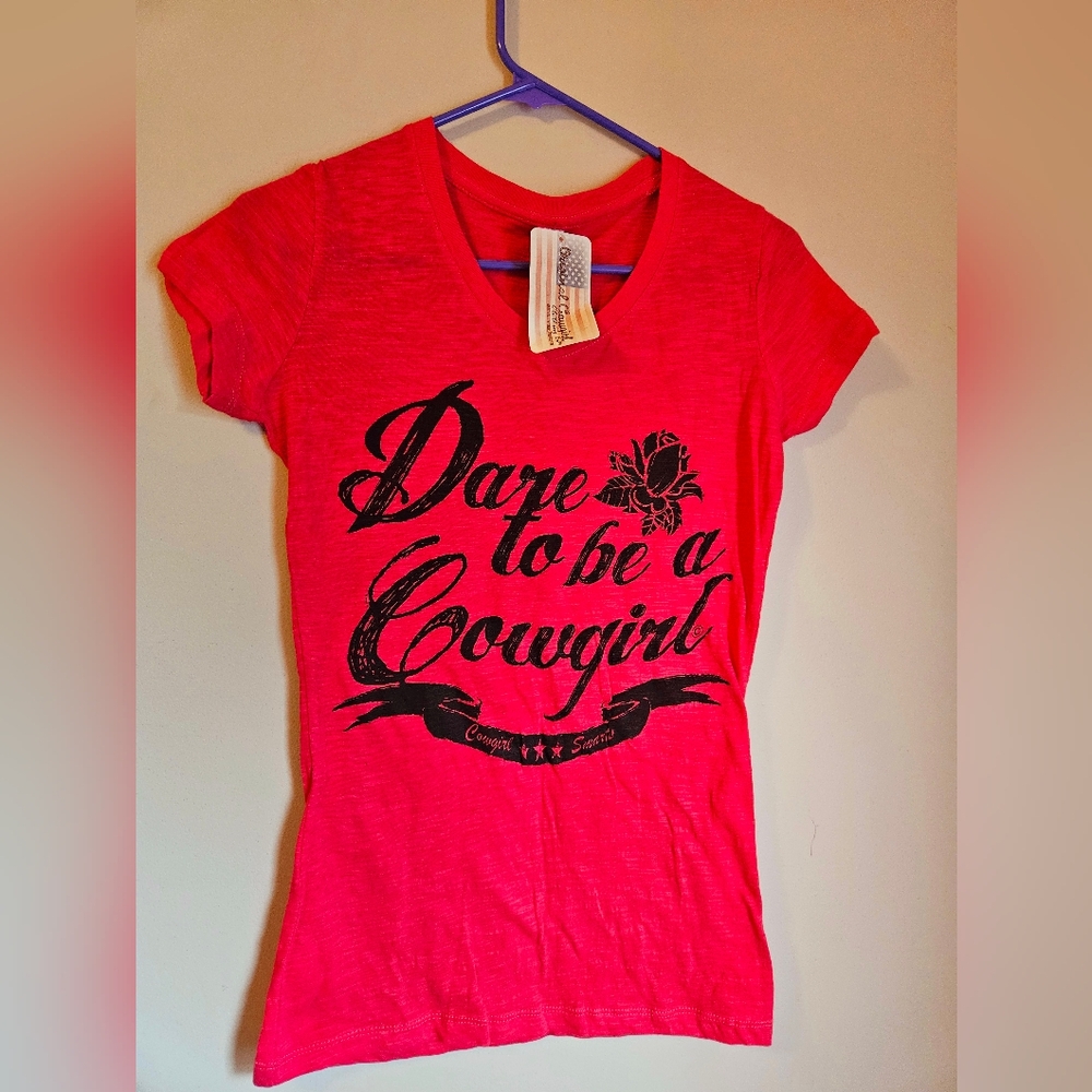 Cowgirl shirt hot pink